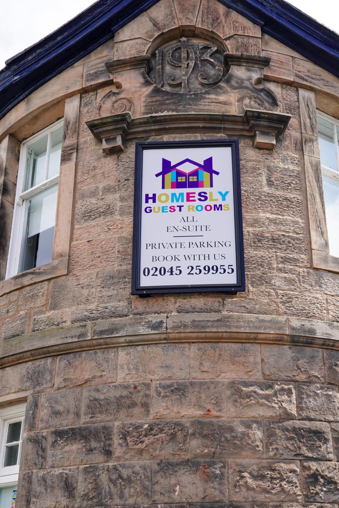Homesly Guest Rooms, Comfortable En-Suite Guest Rooms With Free Parking And Self Check-In Berwick Upon Tweed Exterior photo